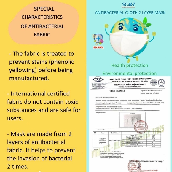 Set of 5 - High Quality Cotton Masks - Picture 8 of 10